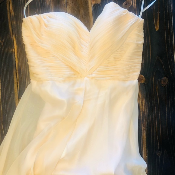 NWT Beautiful Strapless Lace Up Back A-Line Evening Gown by Coya Collection SzXL - Picture 9 of 9